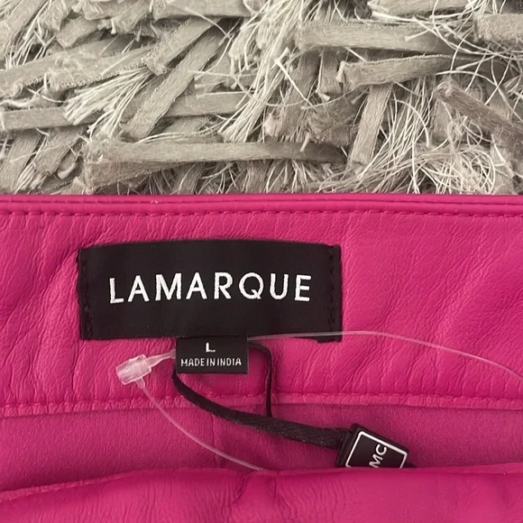 LAMARQUE | INAYA MINI LEATHER SKIRT - Picture 3 of 4